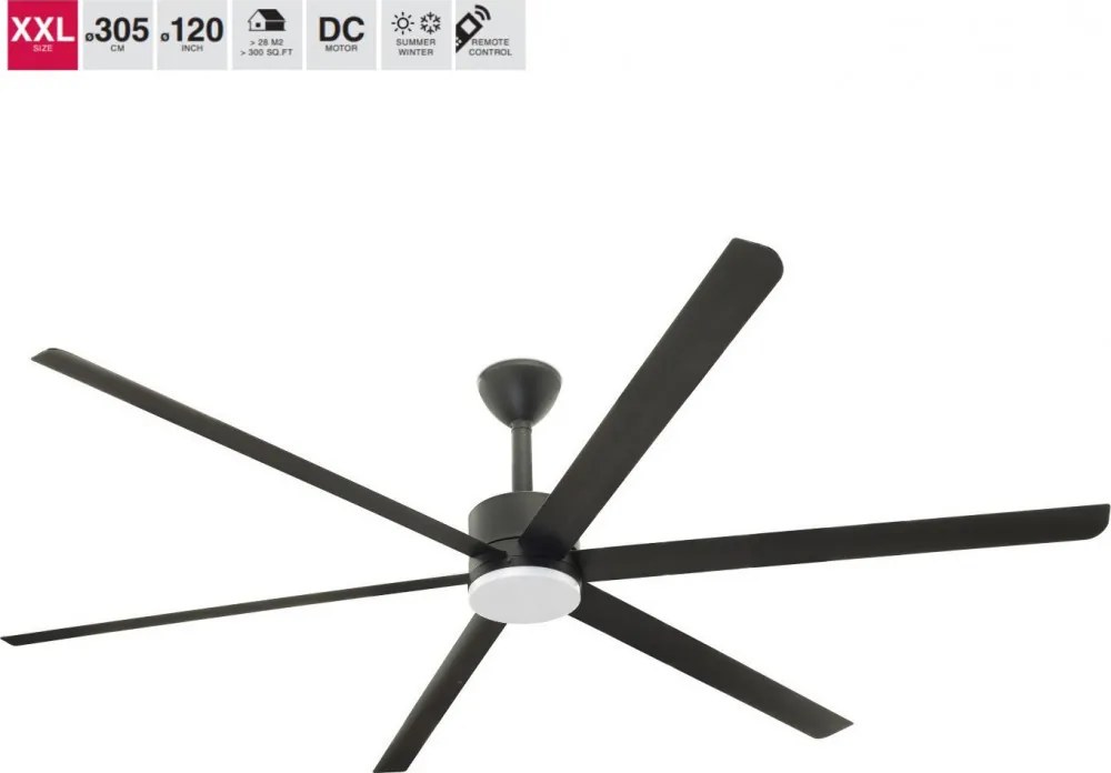 FARO34250 KHIOS Ventilátoros lámpa LED IP20