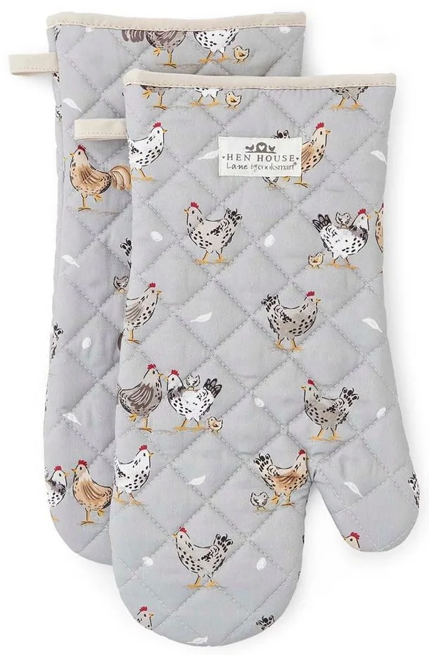 Pamut edényfogó kesztyű szett 2 db-os Hen House – Cooksmart ®