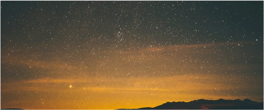 Egy csillagos ég képe (120x50 cm)