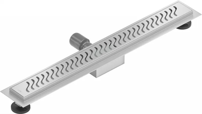 Mexen Lapos rozsdamentes acél zuhanyfolyó 70 cm minta M09, 1028070-15