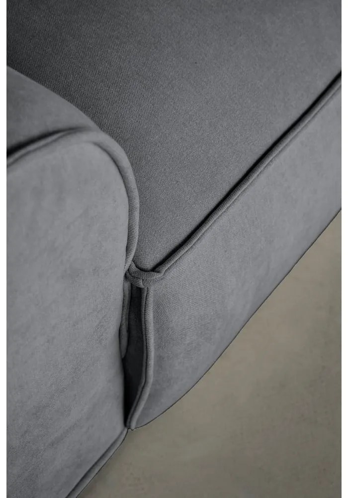 Szürke sarokkanapé (jobb oldali) Flex Felix – Miuform