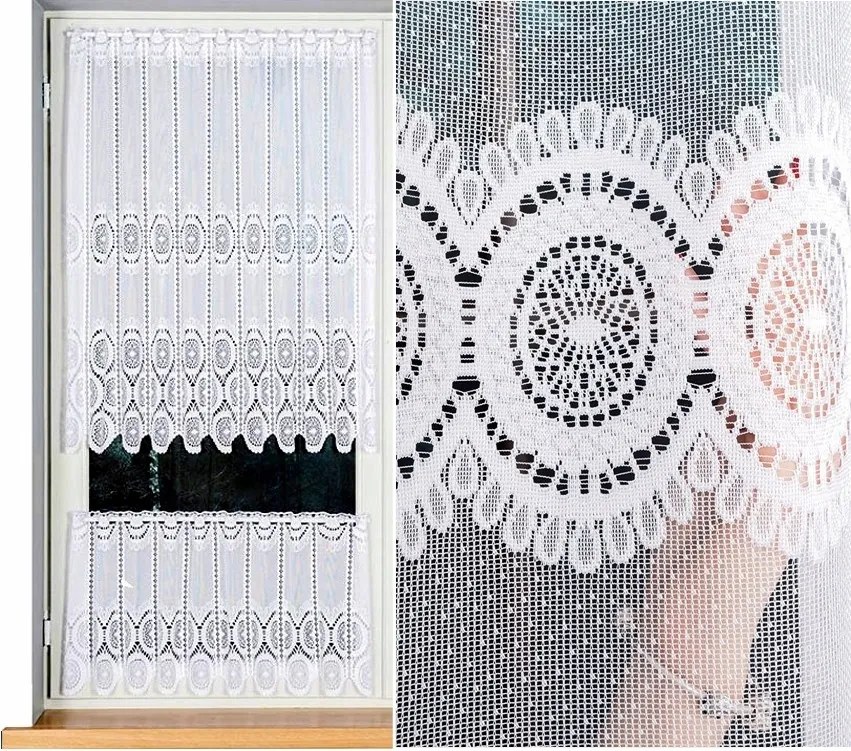 Malwina függöny mintás 18535 Irigy Hónaljmirigy panel 300x90cm (szegélyekkel)