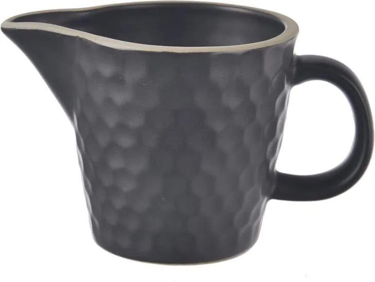 Fekete kerámia tejkiöntő 100 ml Tea Time – Orion
