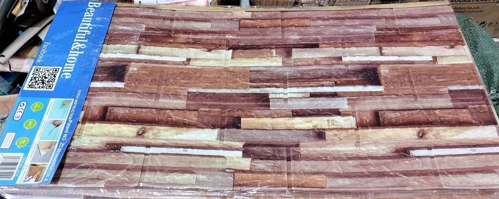 10 darab Öntapadós 3d Pala Kő Hatású Dekor Falmatrica Tapéta 70X77 Cm Tapéta