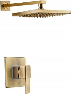 Süllyesztett Esőztető Szett Arany Sárgaréz