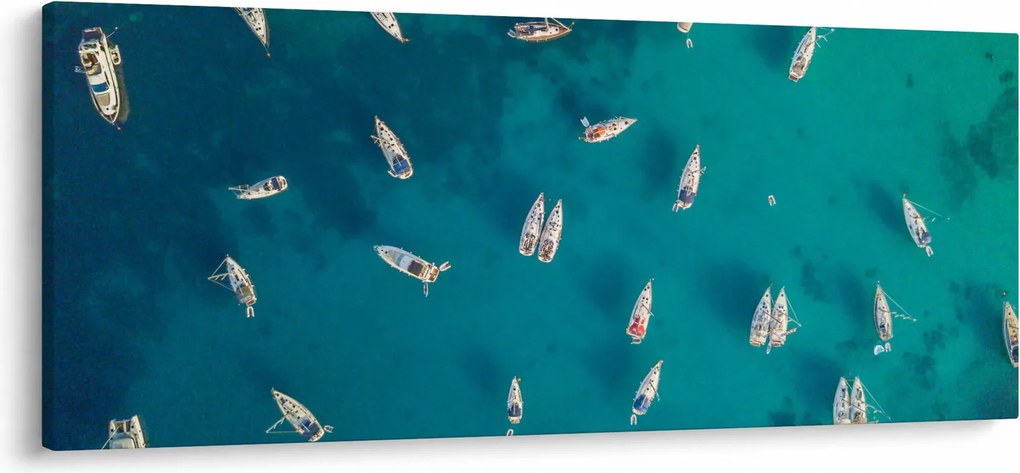 Kép - Vitorlások (120x50 cm)