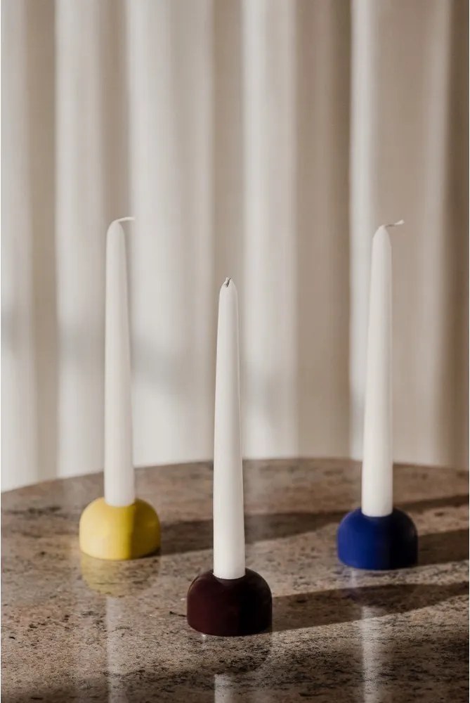 Fa gyertyatartó készlet 3 db-os Lums – noo.ma