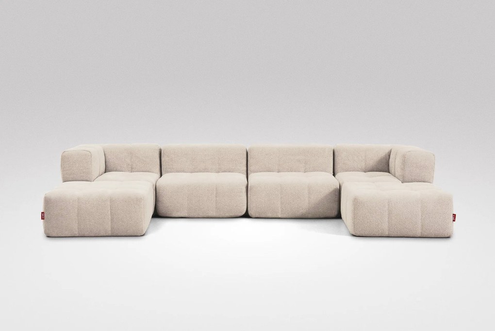 6 Teiliges Modulares Sofa – Beige