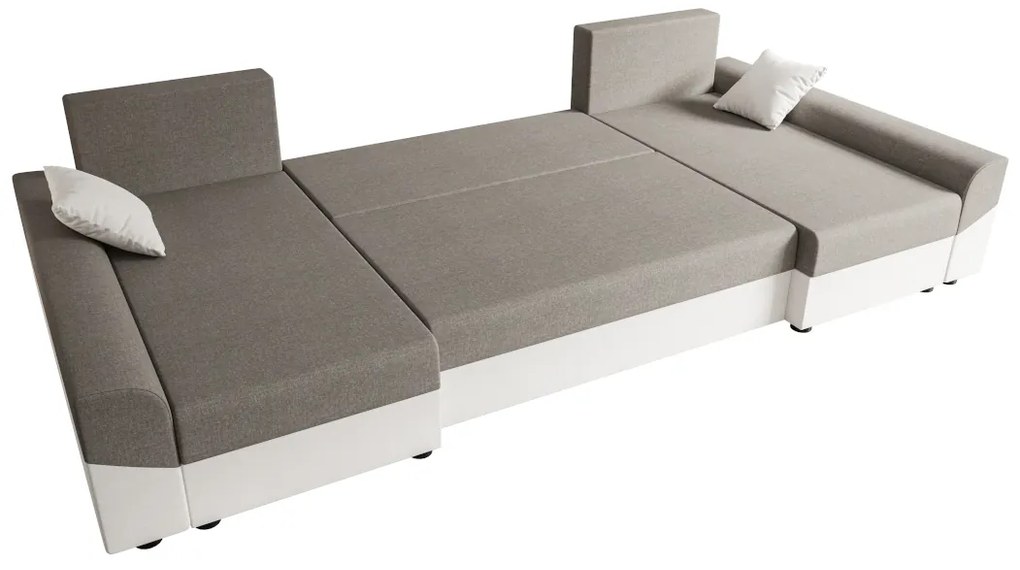 VIVIANA ágyázható U alakú ülőgarnitúra 317x85x144,mikrofázis 15/31