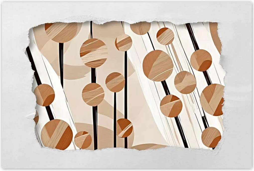 Poszterek 90x60 Bézs az oszlopokon