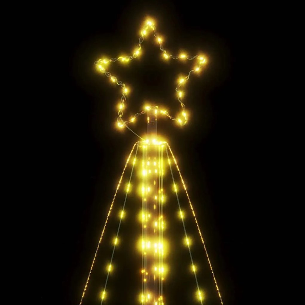 meleg fehér LED karácsonyfa 615 LED 404,5 cm