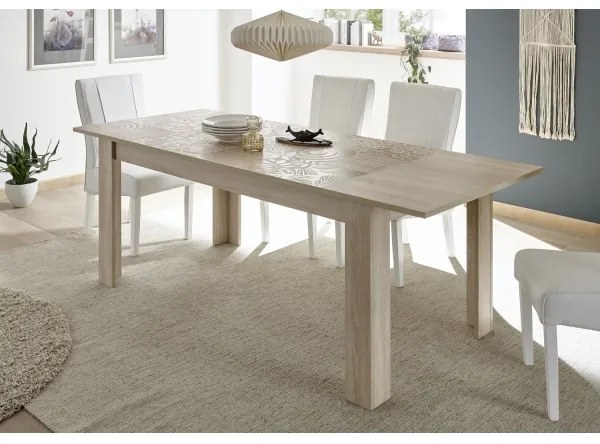 Bővíthető étkezőasztal ARIA, sonoma tölgy