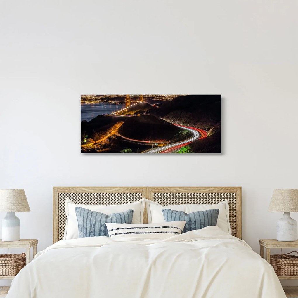 Kép - Golden Gate Bridge (120x50 cm)
