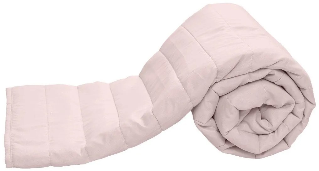 SUMMER nyári steppelt paplan 140x200 cm párnahuzattal 45x75 cm, púderrózsaszín