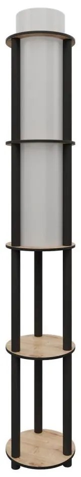 Állólámpa polcokkal NOTO 1xE27/40W/230V bézs/fekete