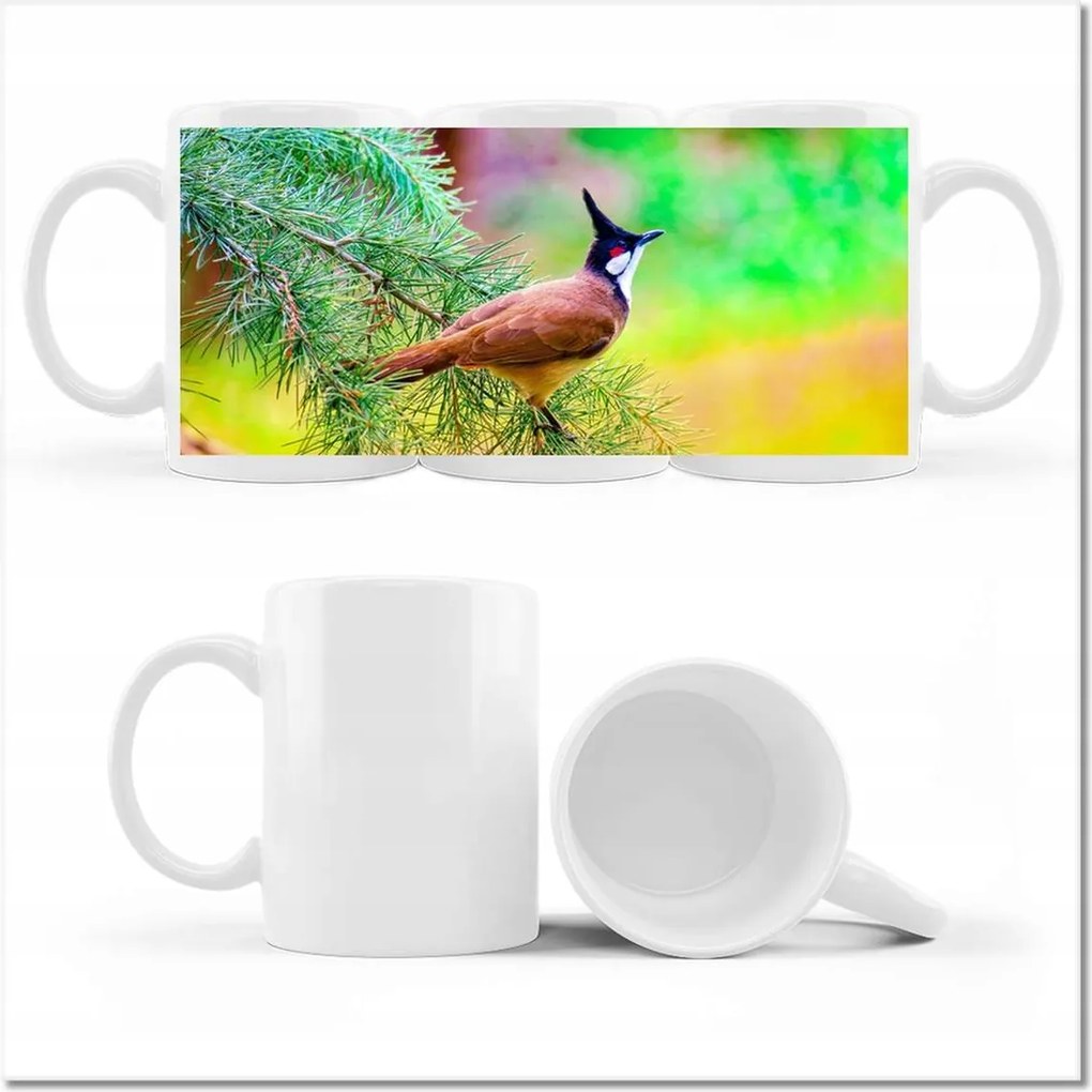 Fotós bögre Madár az ágon Természet