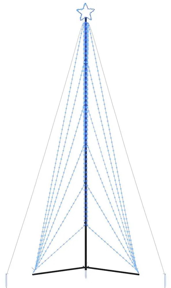kék LED karácsonyfa 861 LED 478 cm