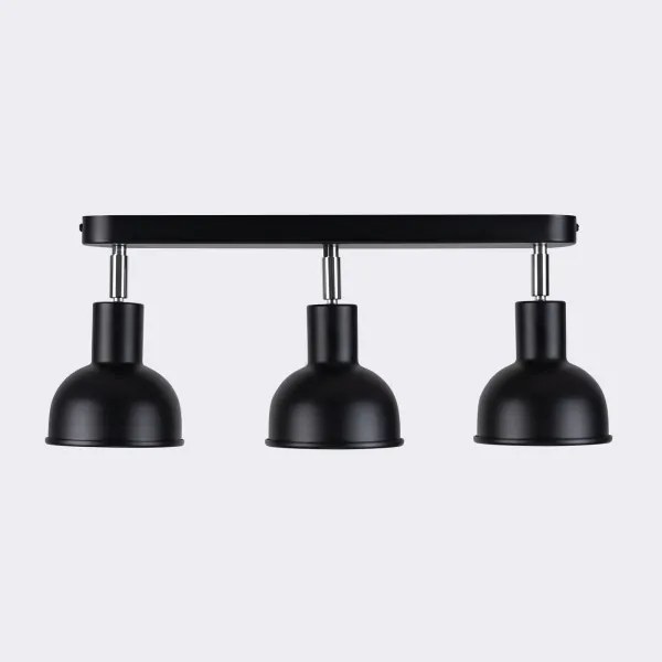 Sollux SL.1318 - Spotlámpa ELBA 3xE27/15W/230V fekete