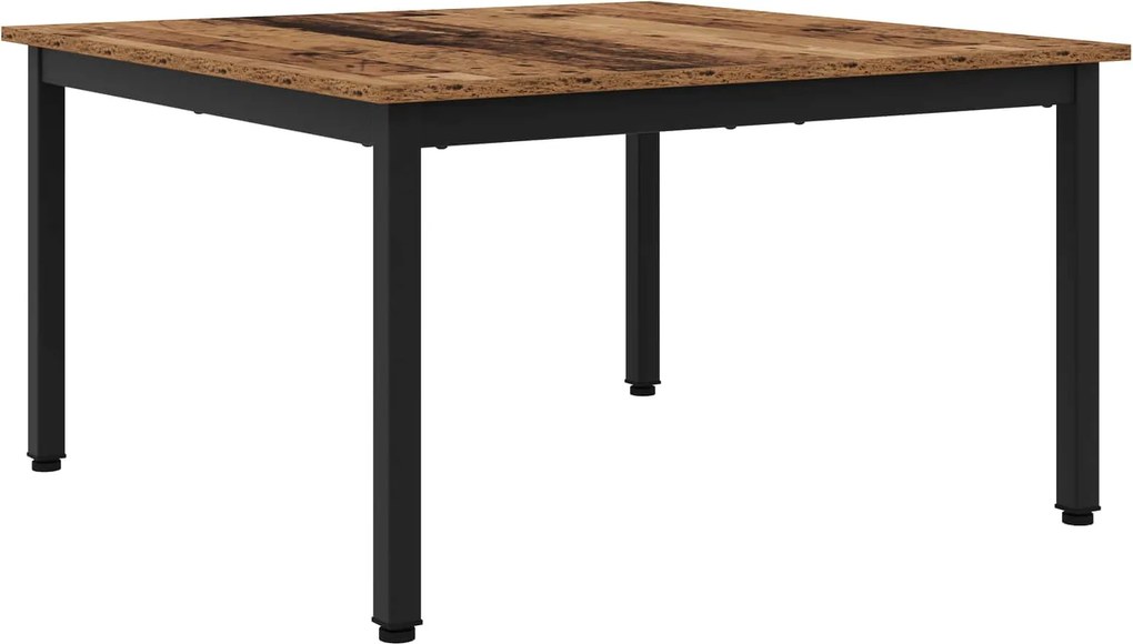 vidaXL Dohányzóasztal Öreg fa 80 x 80 x 45 cm Faanyag