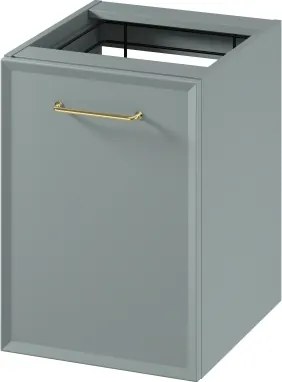 Cersanit S1022-010 - MILLE 40x45 cm falra szerelhető fürdőszobai szekrény szennyeskosárral, menta