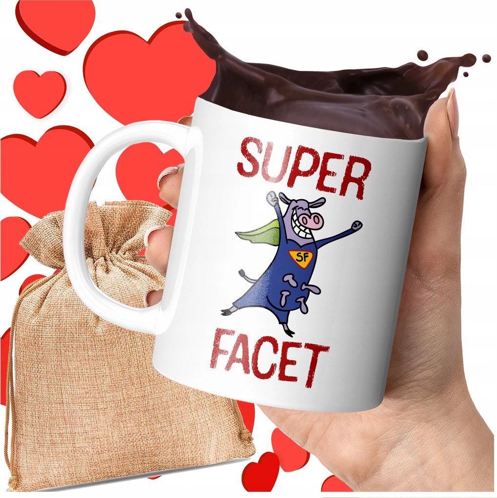 Bögre Szuper Srác Vicces Ajándék Neki Nyomtatott Valentin Napi Ajándék