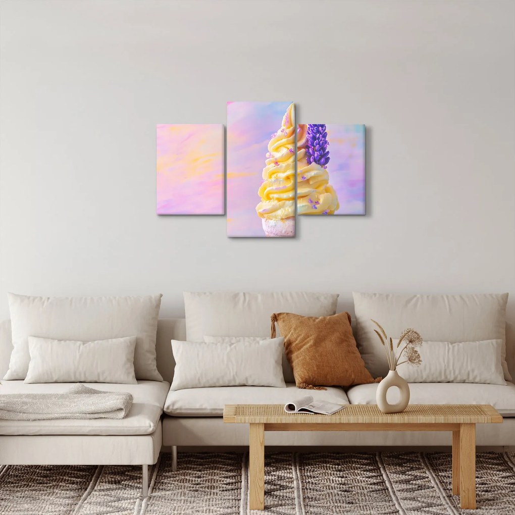 Kép - Levendulás fagylalt (90x60 cm)