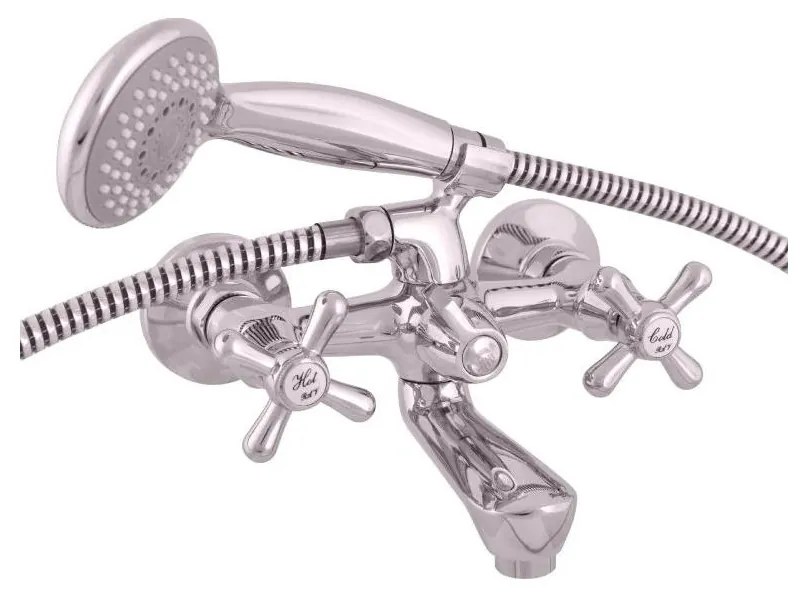 RAV Slezák MK154.5/1 - MORAVA kádgarnitúra csapteleppel, fényes króm