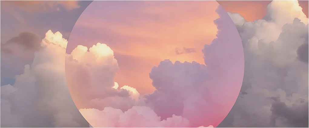 Fali fotótapéta előszoba konyhába Éteri felhők 250x104 Ragasztó