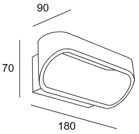 Oval 180mm