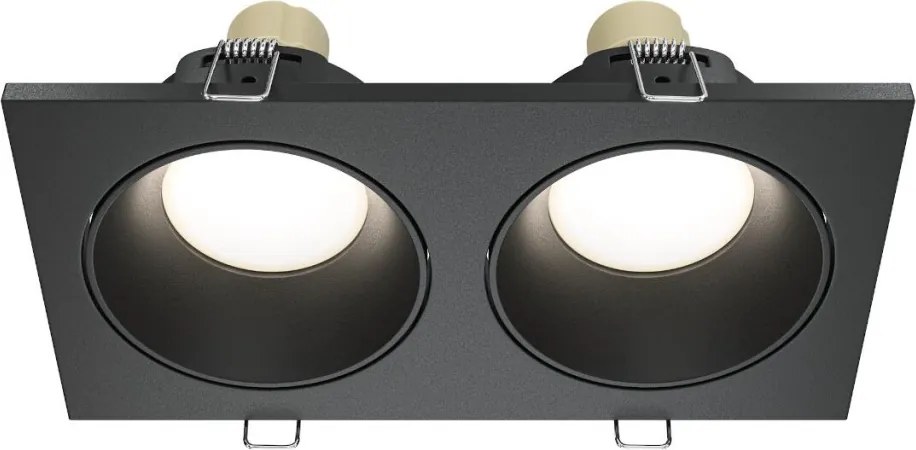 Maytoni ZOOM DL033-2-02B Beépíthető spotlámpa 2x50W/GU10 IP65