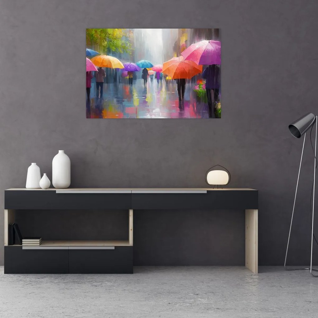 Kép - Esős nap (90x60 cm)