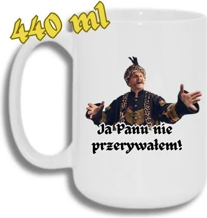 Bögre Fehér Nagy 440ML Vicces Ajándék 1670 Én Nem Szakítottam Félbe