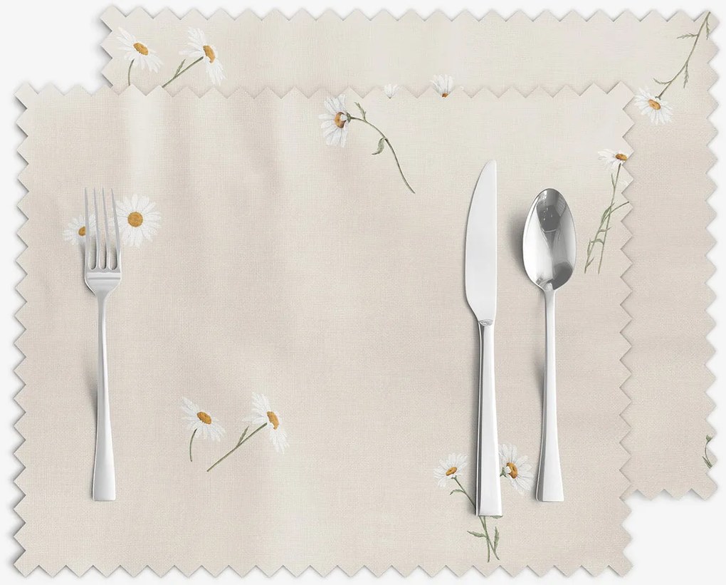 Goldea teflonbevonatú reggeliző alátét - százszorszépek - 2db 30 x 40 cm