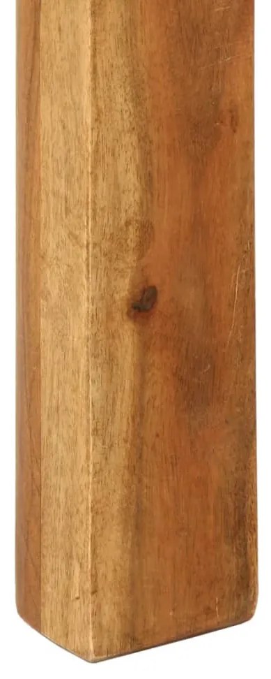 tömör akácfa étkezőasztal 110 x 55 x 76 cm