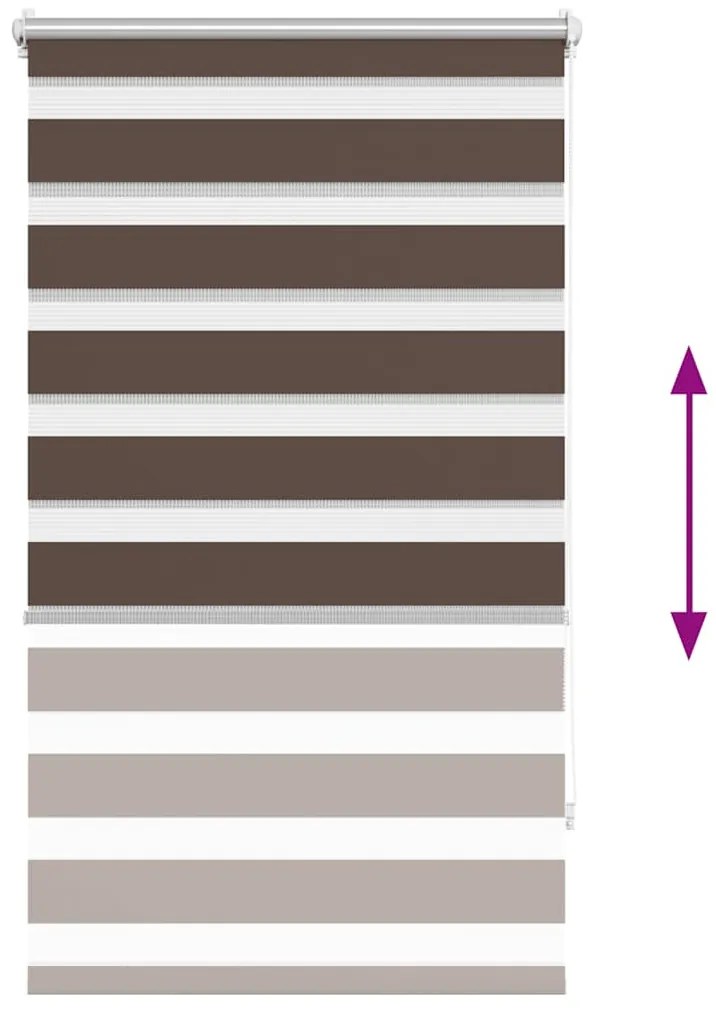 Zebra roló 87 x 150 cm Kávé