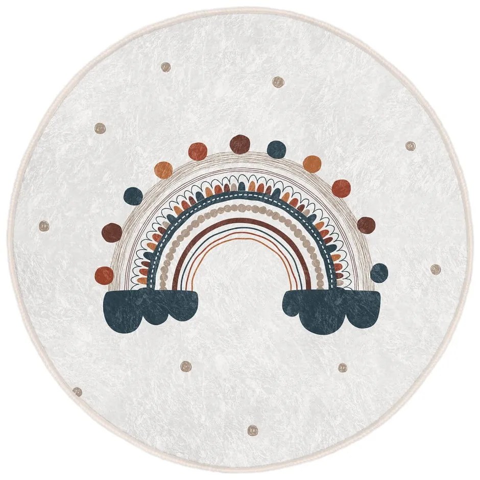 Krémszínű gyerek szőnyeg ø 100 cm Comfort – Mila Home