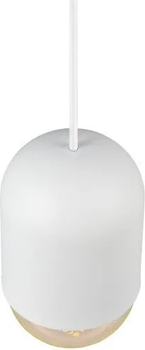 Fehér fém függőlámpa ø 11 cm Nara – Reality