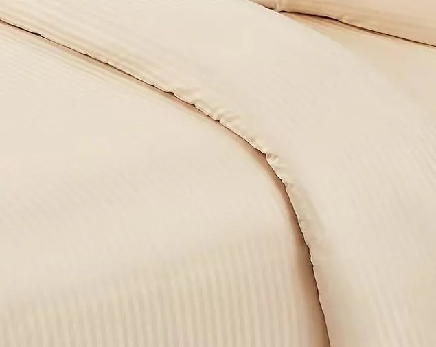 Szatén ágynemű KELLER BEIGE 3 részes 140x200 cm
