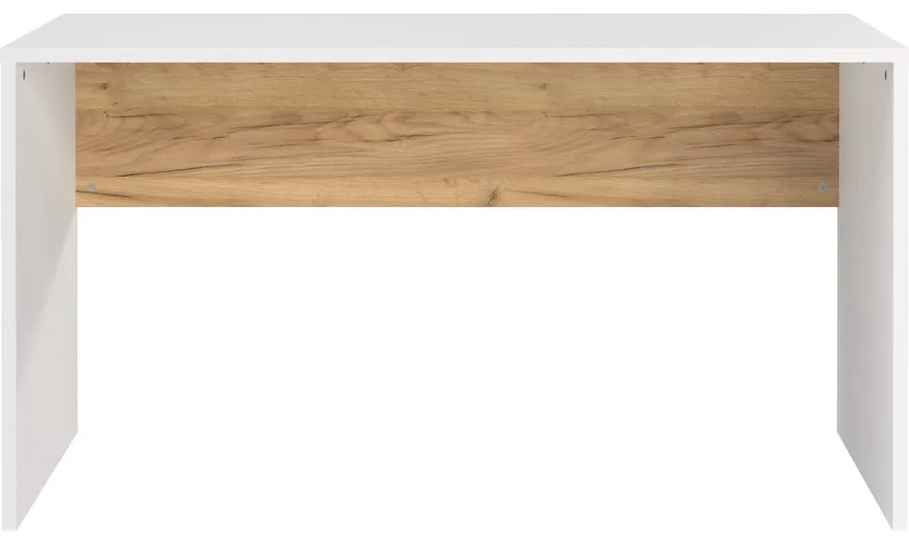 Íróasztal fehér asztallappal 60x140 cm Hasselt – Germania