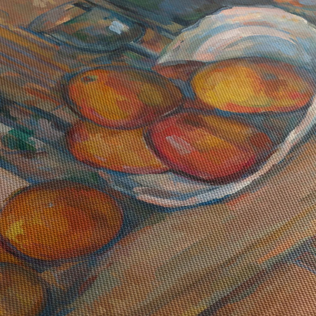 Kép - Paul Cézanne, Still Life with Milk Jug and Fruit, reprodukciók (90x60 cm)