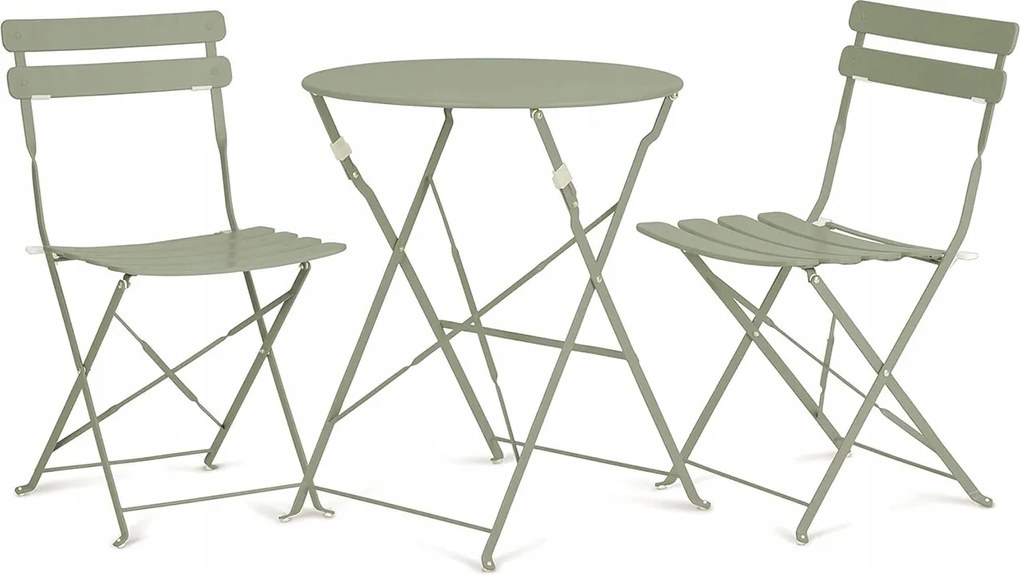 Bisztró Székes Asztal Összecsukható Vanage Sage Green VG-6934