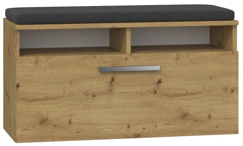 Shannan Riva cipősszekrény, 85x46x35 cm, tölgy