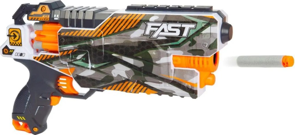 Gyerekpisztoly habtöltényekkel FOAM X 6xAA 24 db