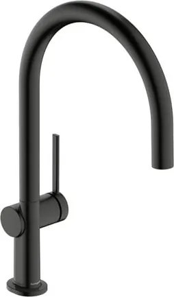 Hansgrohe Talis mosogató csaptelep forgó karral csiszolt fekete króm 72843340
