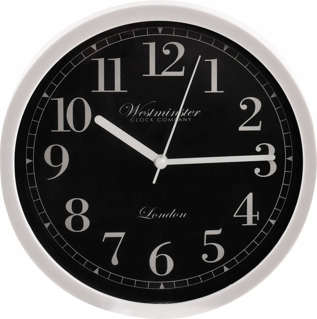 Trento modern falióra kerek fekete nappaliba 22 cm