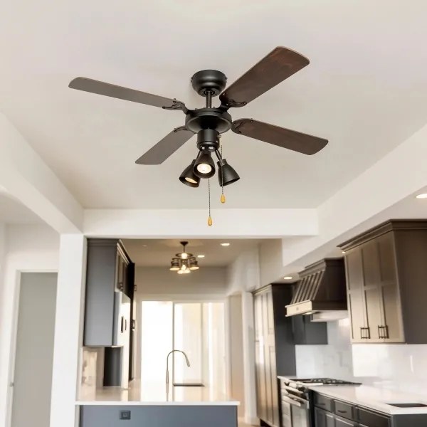 ZEVENTI - Mennyezeti ventilátor ZURRIOLA 3xGU10/50W/230V