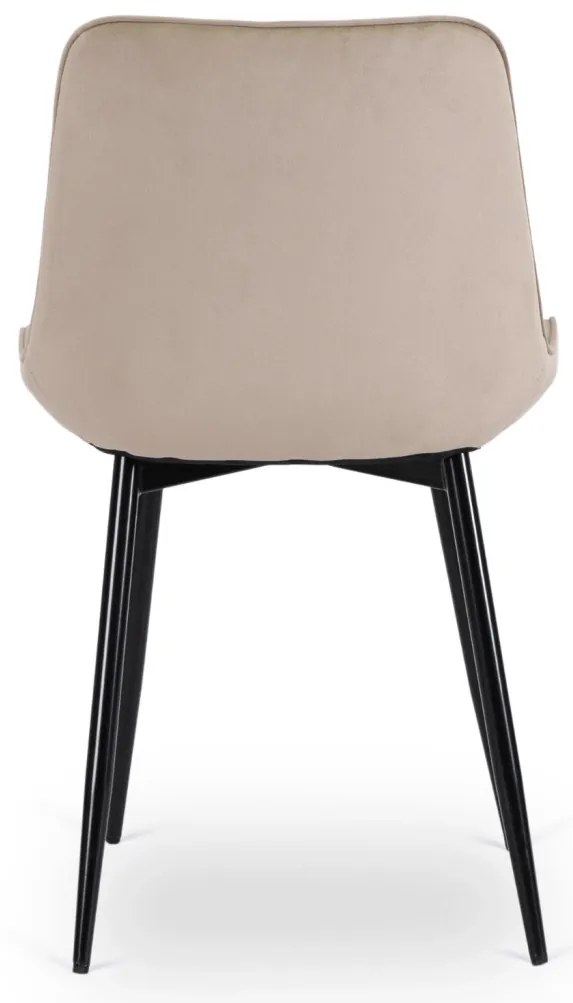 Bézs Bársony Étkezőszék. CHRIS
