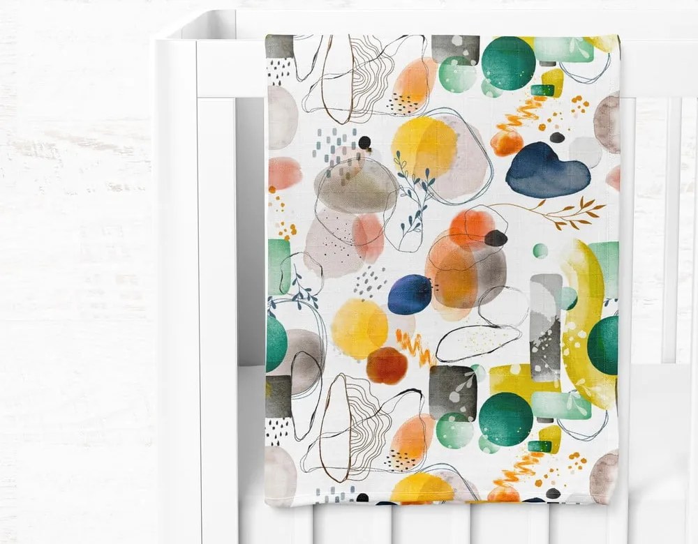 Muszlin gyerek takaró 75x100 cm Bohem – Mijolnir