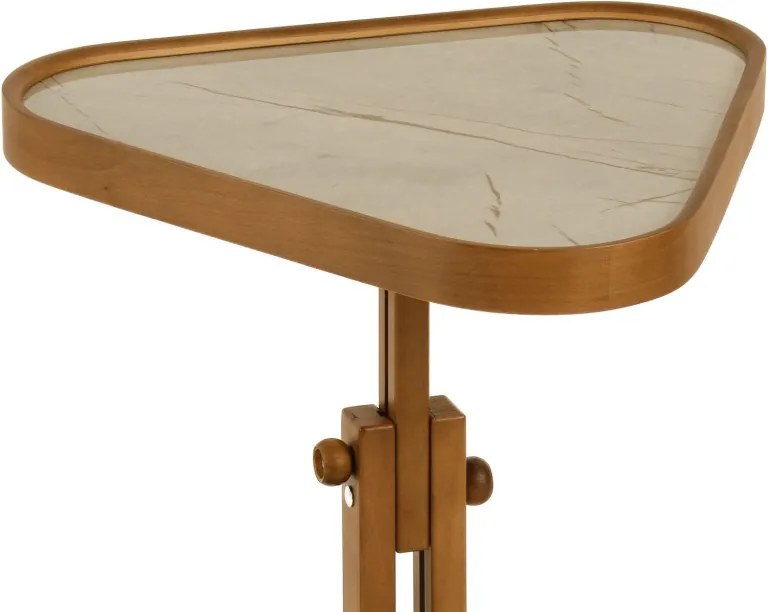 Opus Ucgen 46 - Walnut, Grey Marble