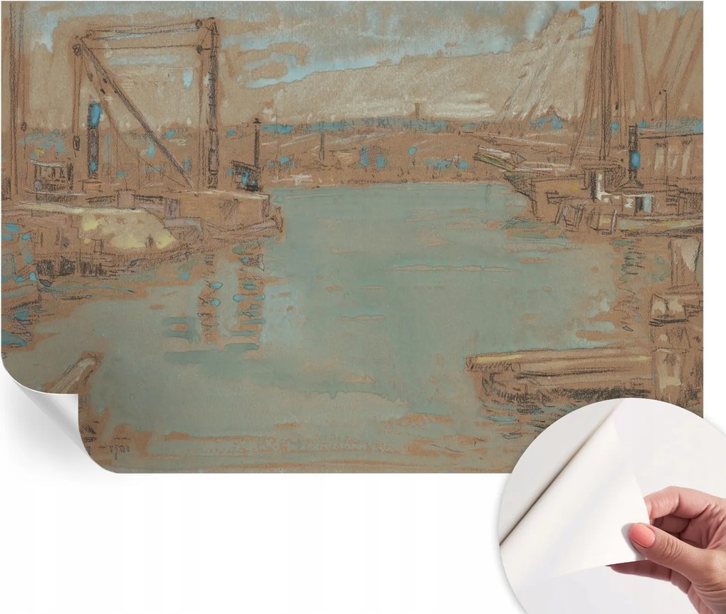 Öntapadós fotótapéta Nappaliba és Hálószobába Kikötői kilátás 104x70